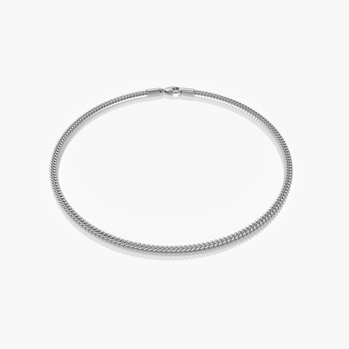 Cuban Link Armband Zilver 2MM