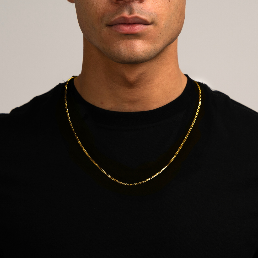 Cuban Link Ketting Goud 2MM