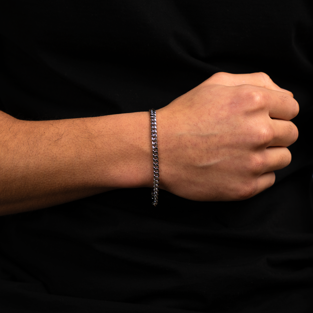 Cuban Link Armband Zilver 5MM