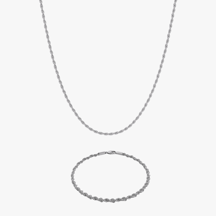 Bundel - Rope Zilver 3MM