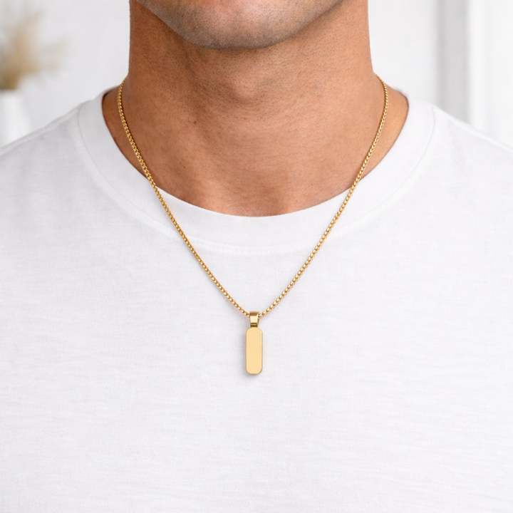 Minimal Pendant Set Gold