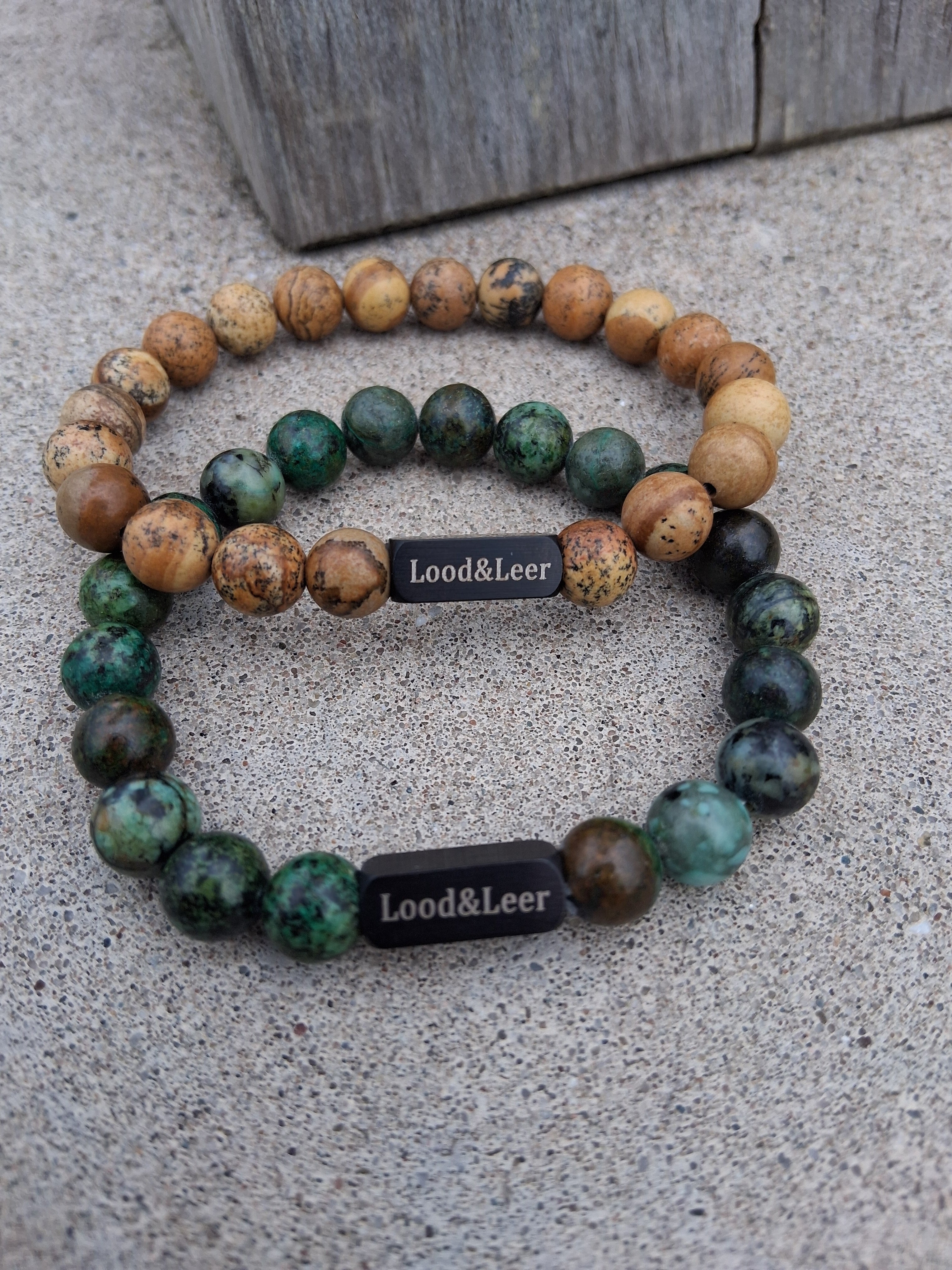 🎁 Valentijns Duo Armband – Earth Harmony Set