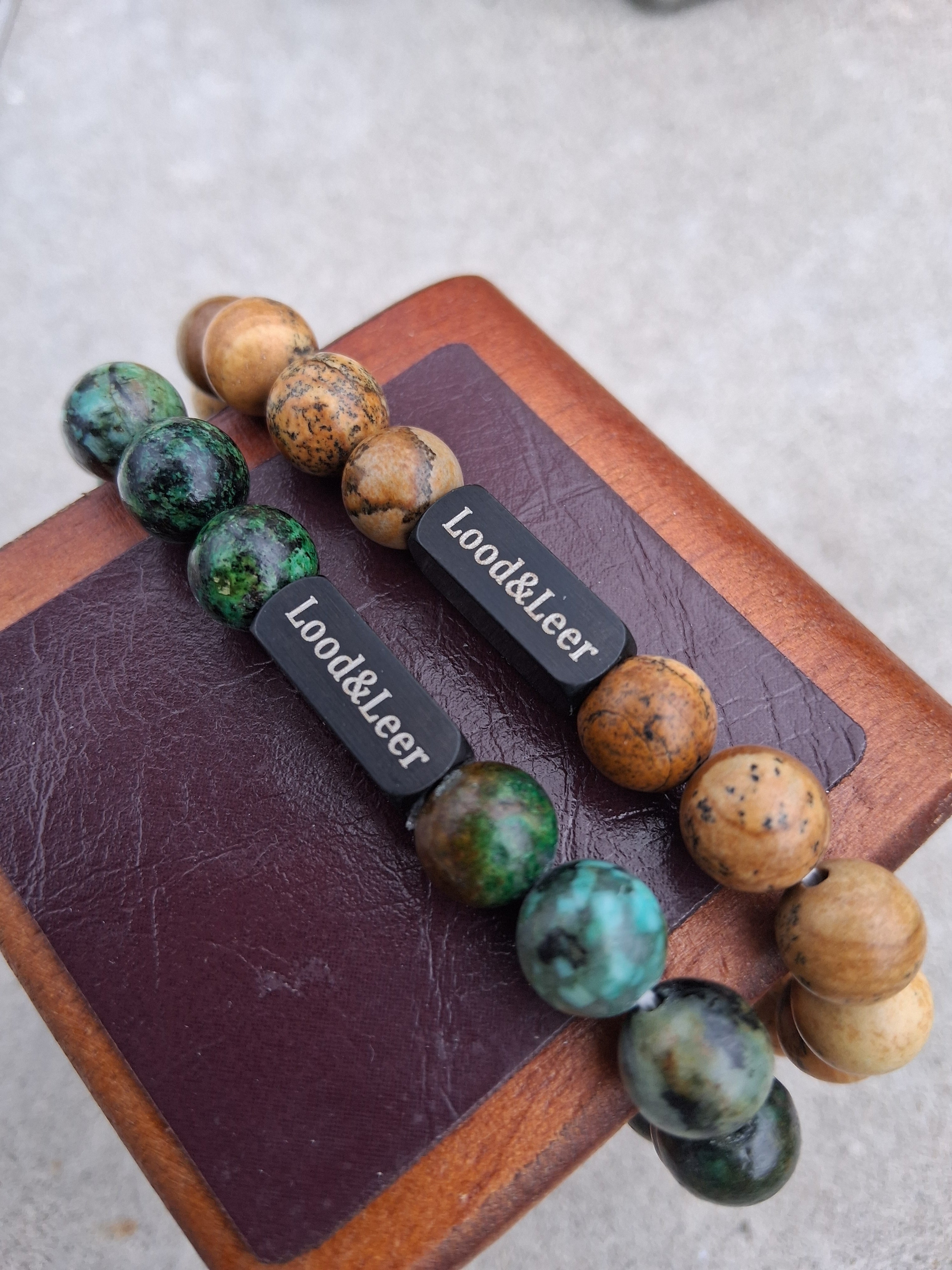 🎁 Valentijns Duo Armband – Earth Harmony Set