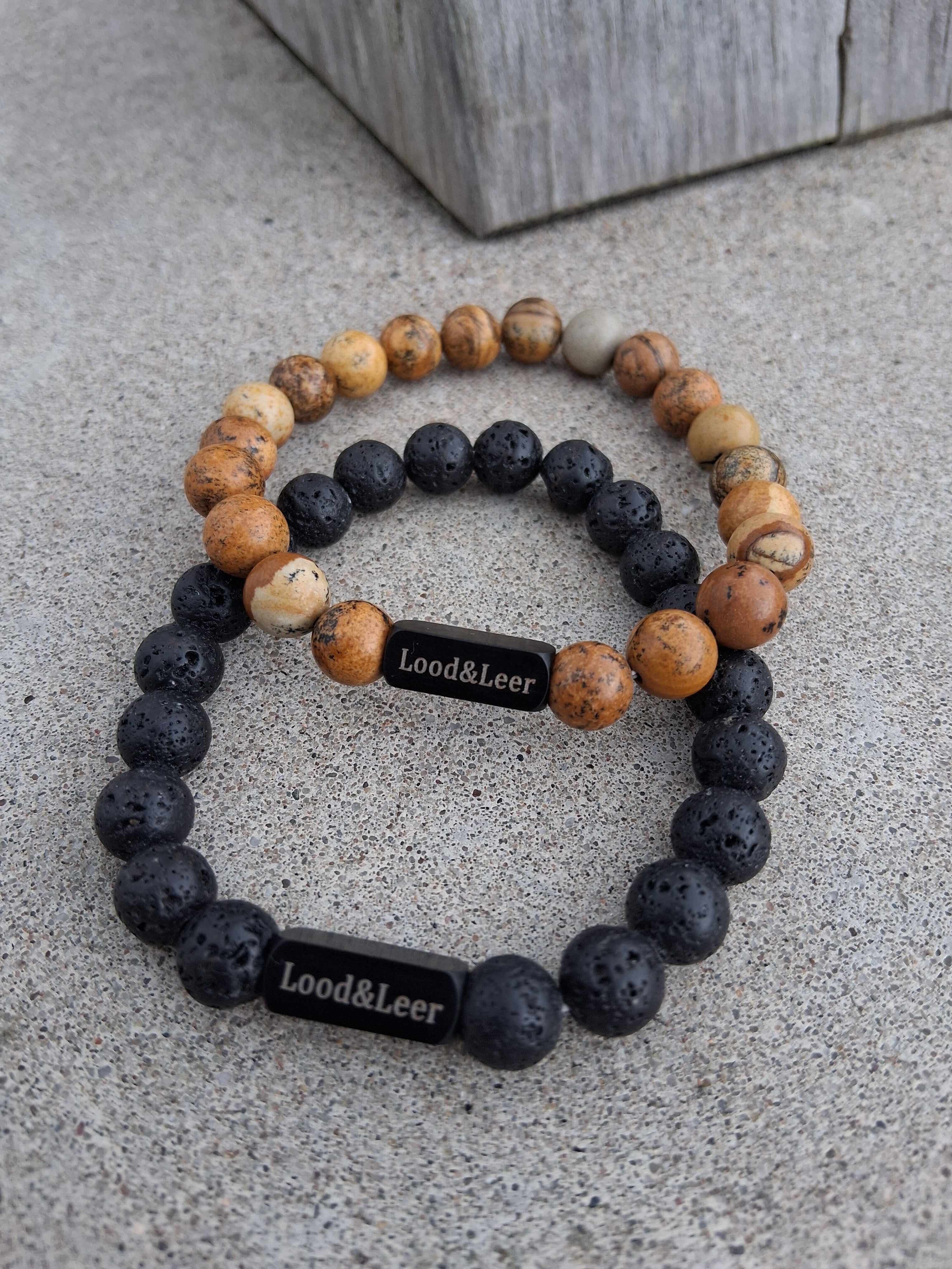 🎁 Valentijns Duo Armband – Volcano Set