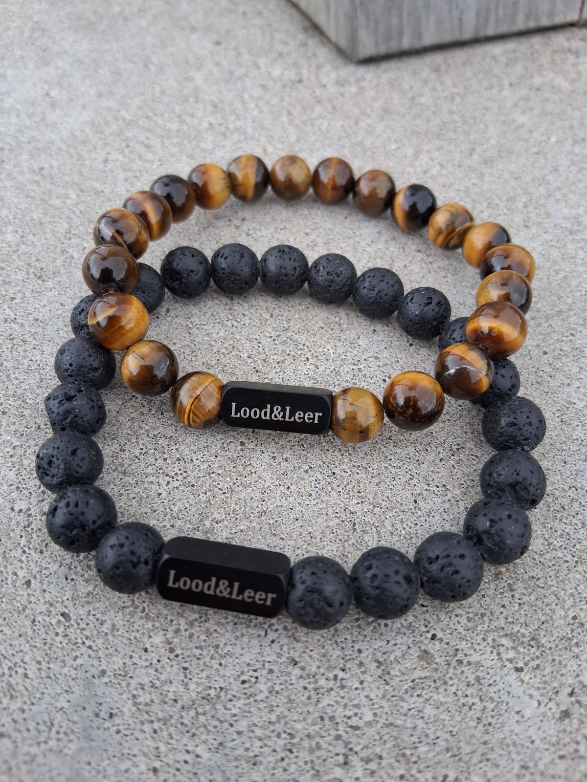 Duo Armband Set Classic Warrior - Lood & Leer®