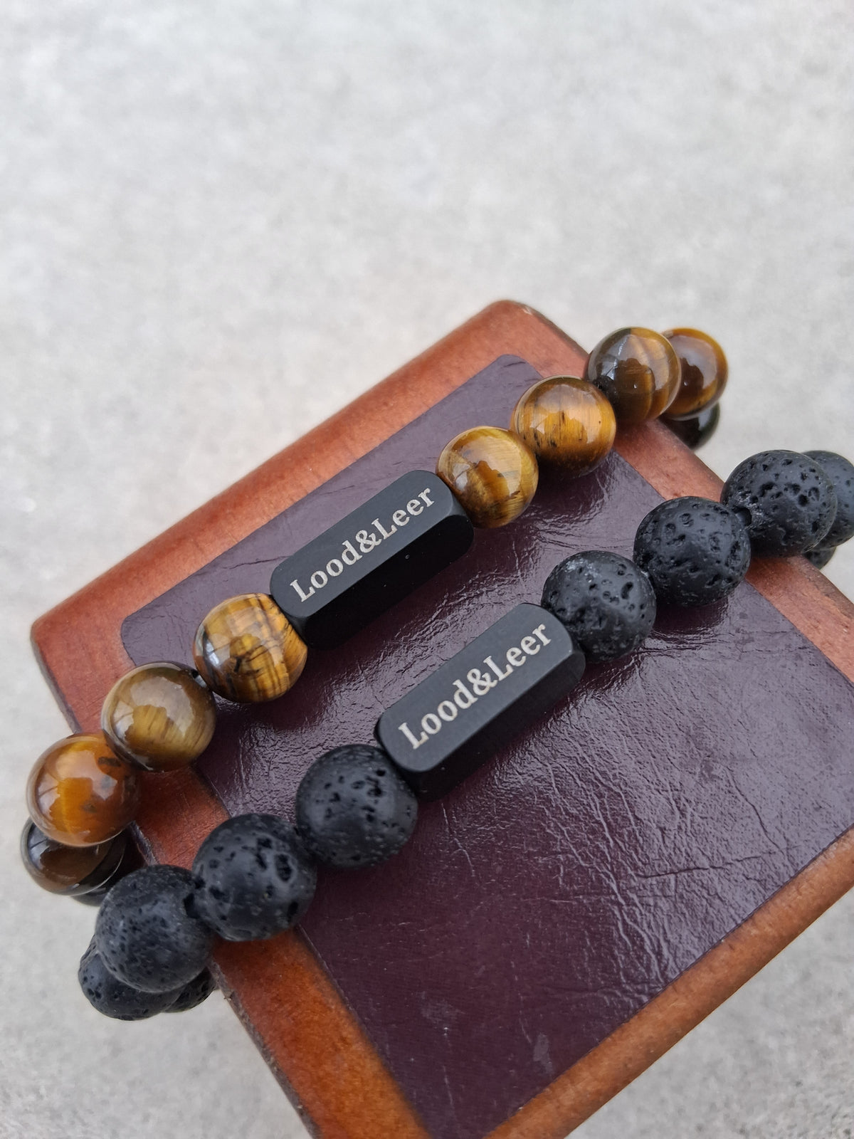 Duo Armband Set Classic Warrior - Lood & Leer®