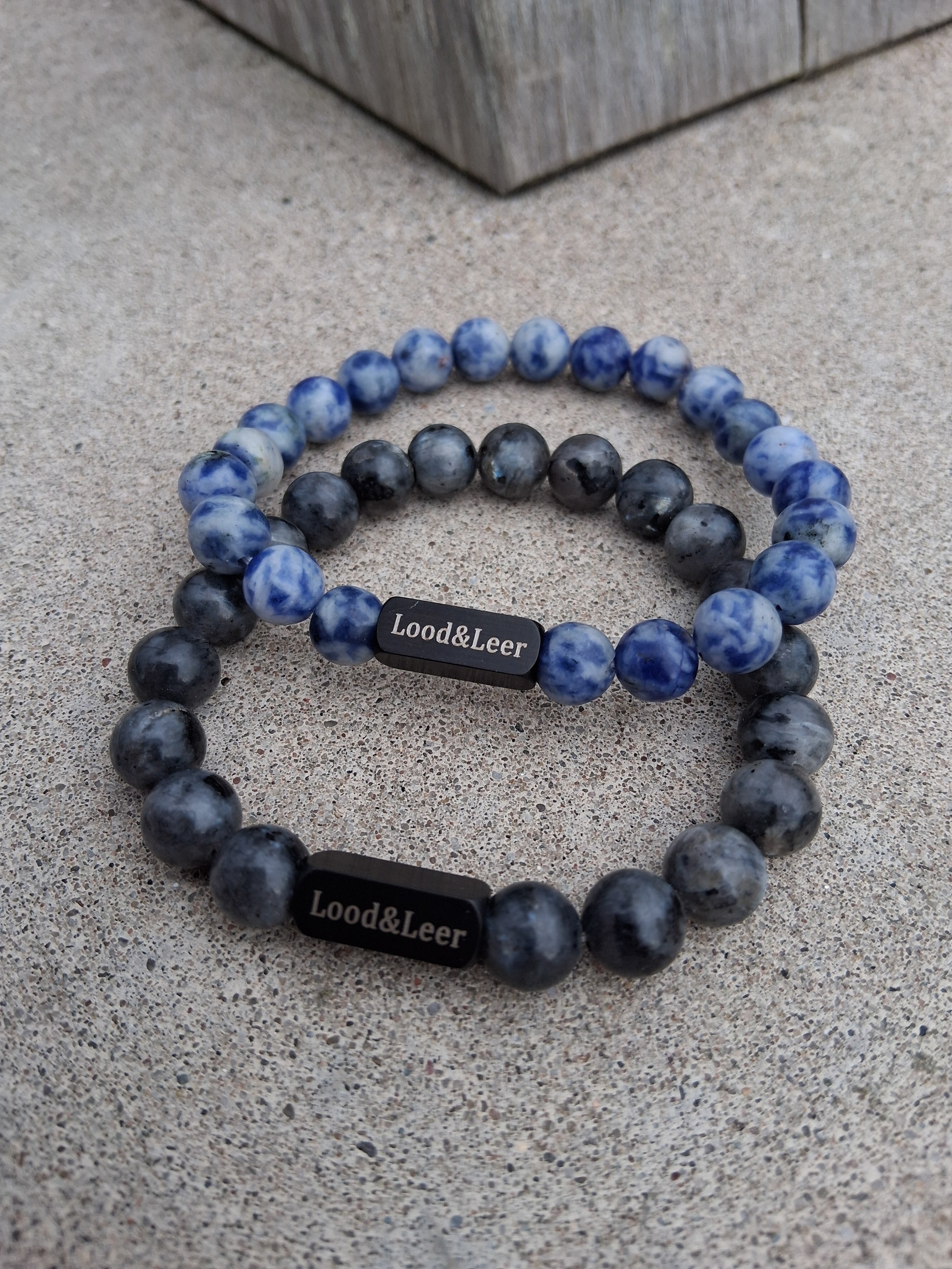 🎁 Valentijns Duo Armband – Stone Guard Set