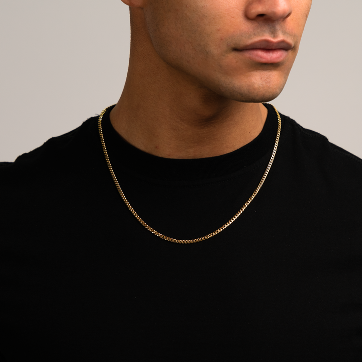 Cuban Link Ketting Goud 3MM