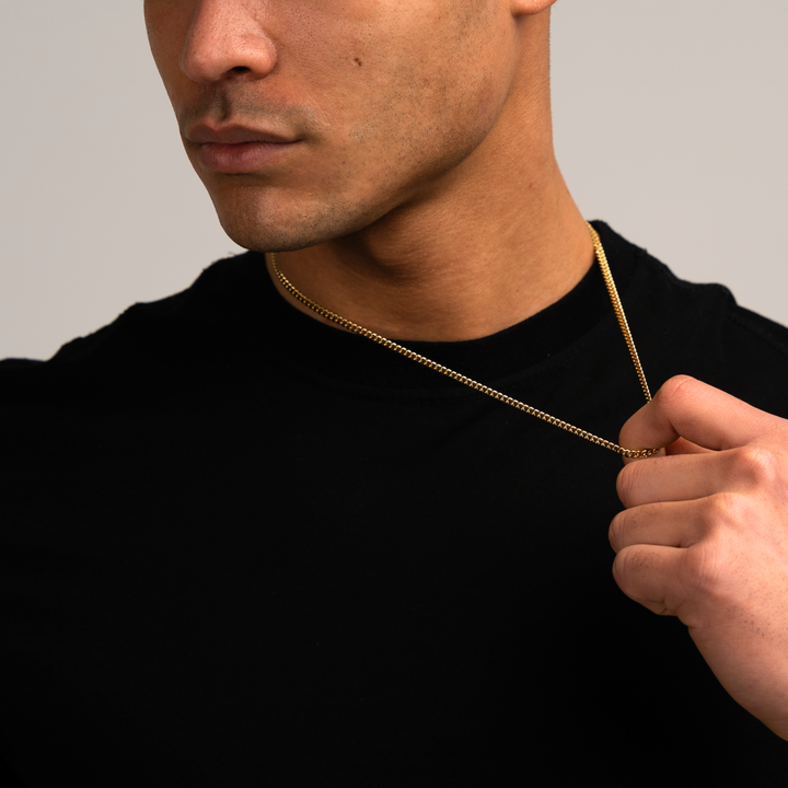 Cuban Link Ketting Goud 3MM