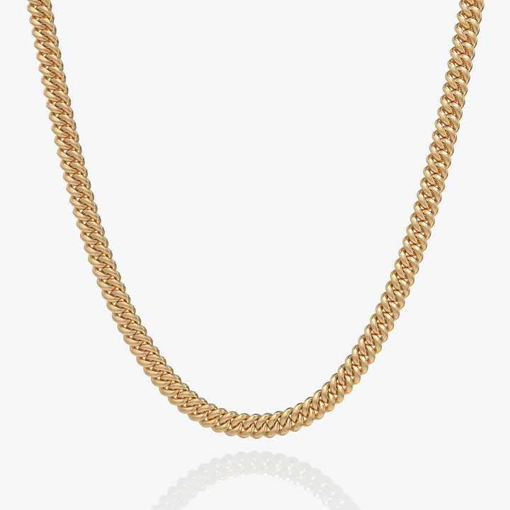 Cuban Link Ketting Goud 8MM