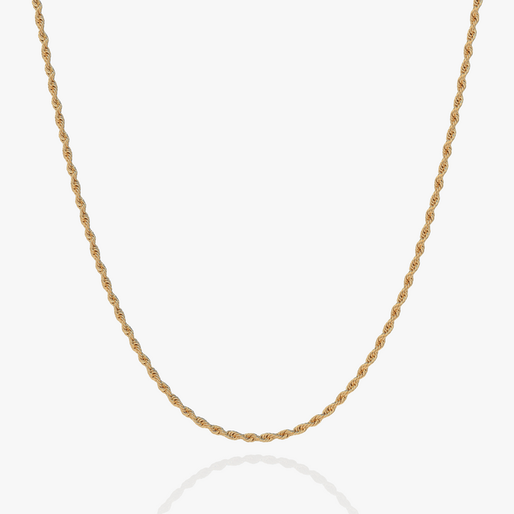 Rope Ketting Goud 3MM