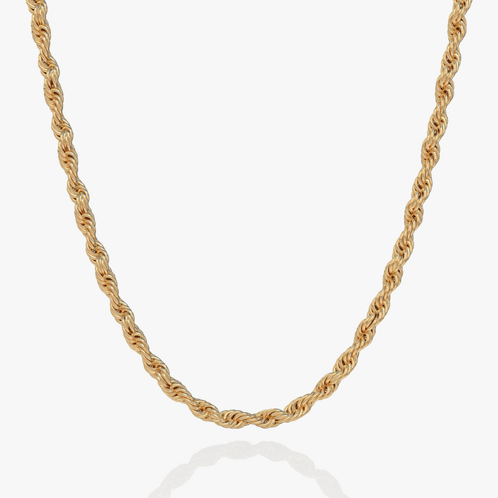 Rope Ketting Goud 6MM