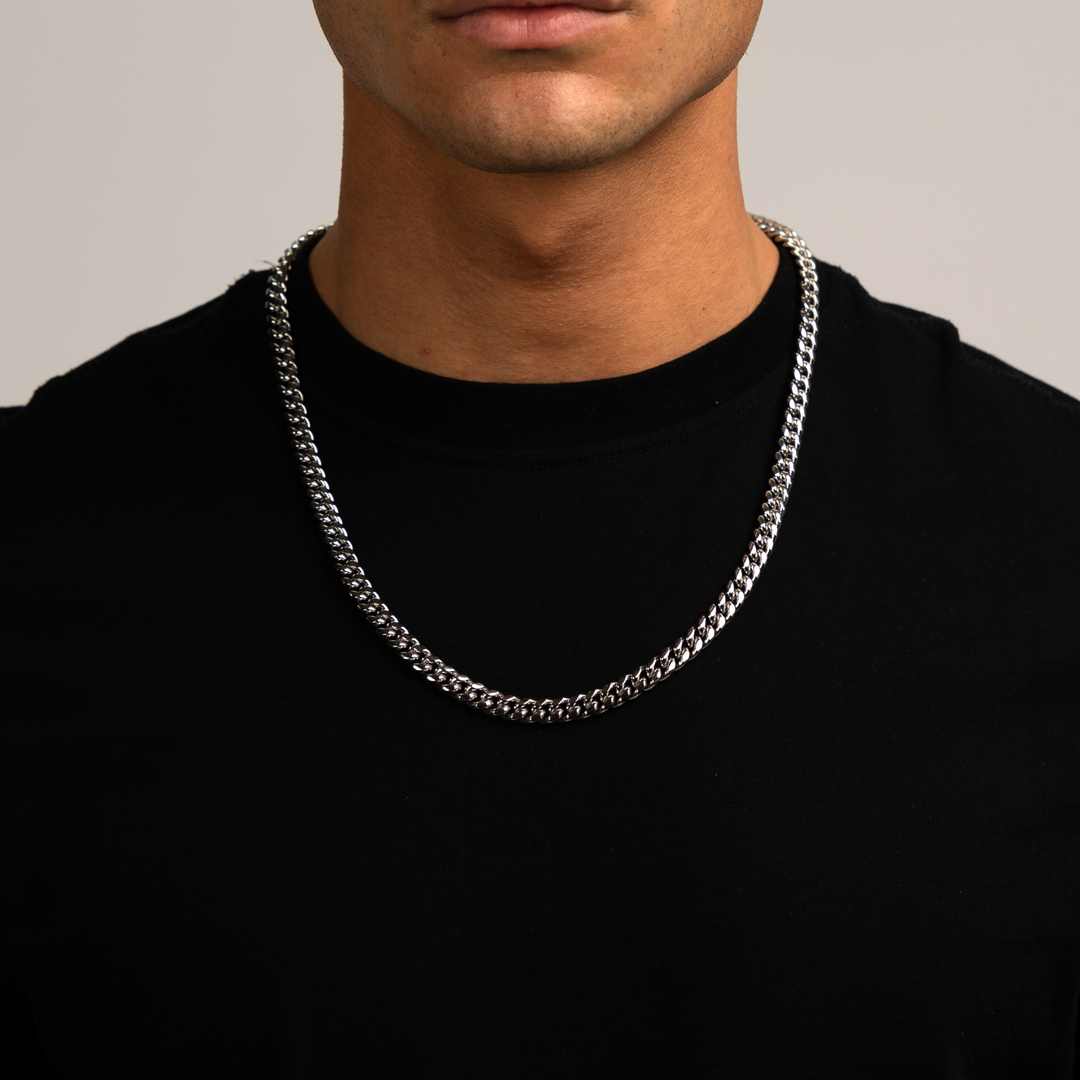 Cuban Link Ketting Zilver 8MM