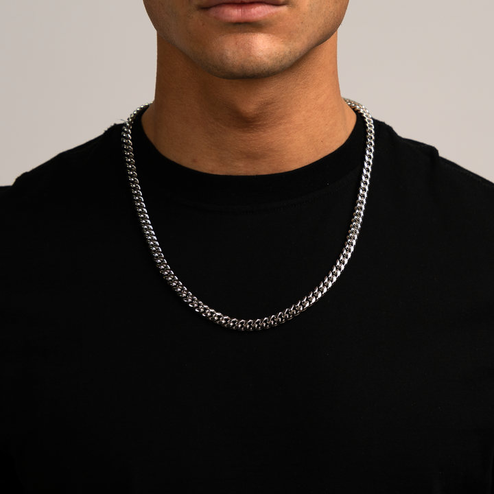 Cuban Link Ketting Zilver 8MM