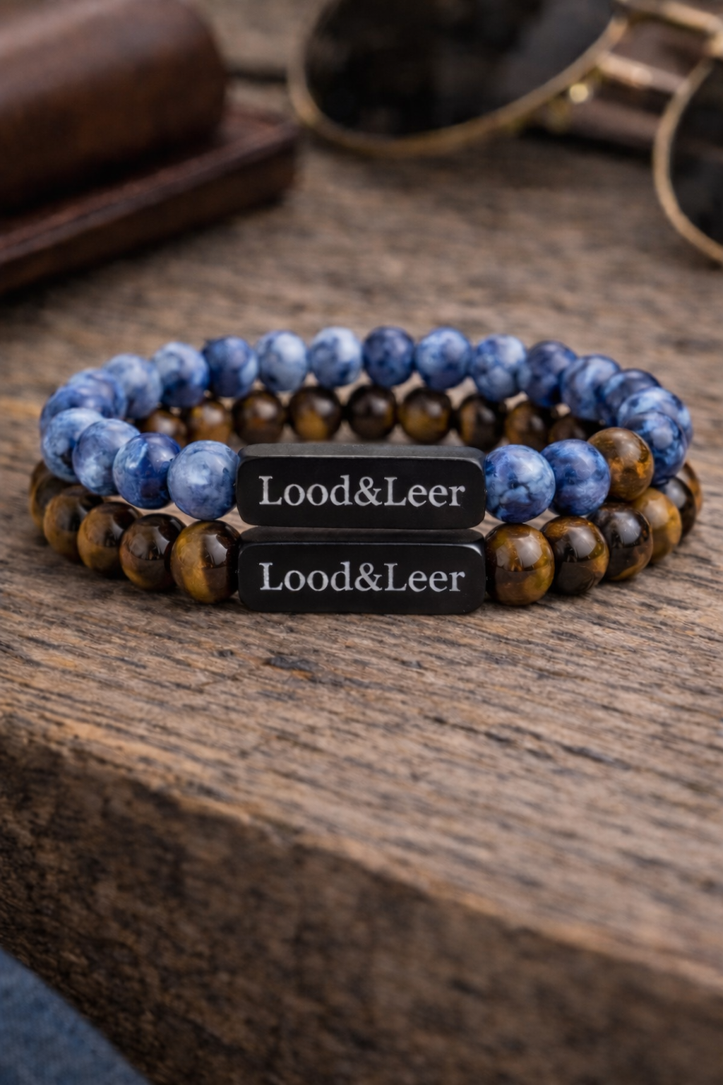 🎁 Valentijns Duo Armband – Contrast Set