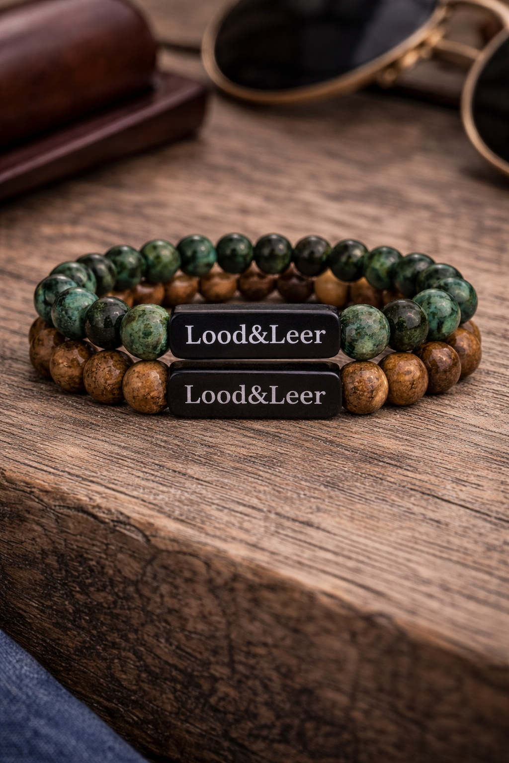 🎁 Valentijns Duo Armband – Earth Harmony Set