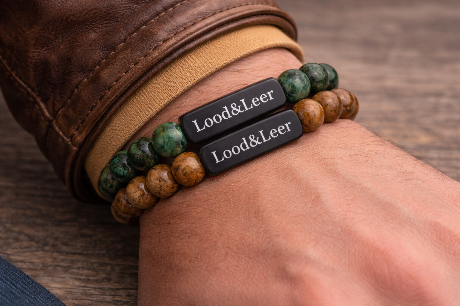 🎁 Valentijns Duo Armband – Earth Harmony Set