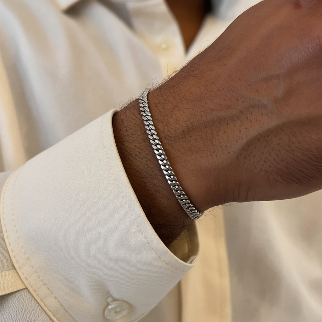 Cuban Link Armband Zilver 5MM