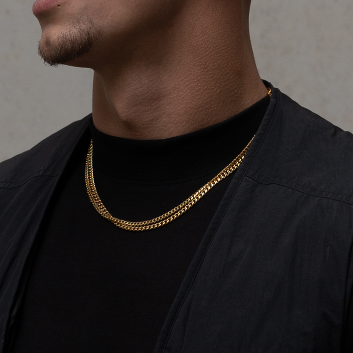 Cuban Link Ketting Goud 4MM