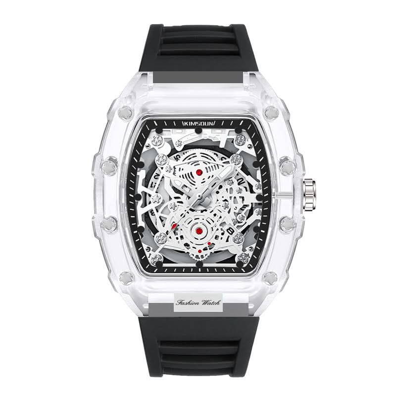 Stijlvol Lood & Leer herenhorloge met 40 mm kast en stalen band.