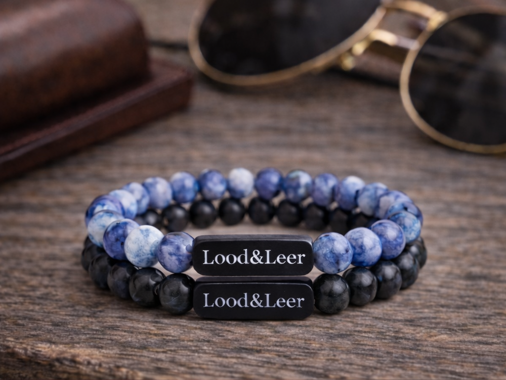 🎁 Valentijns Duo Armband – Stone Guard Set