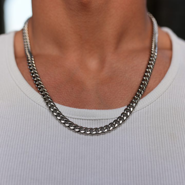 Cuban Link Ketting Zilver 8MM